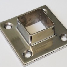 Фланец нержавеющий приварной встык с впадиной квадратный Ду 10 Ру 6 12Х18Н9Т 10х14х15х10 мм ГОСТ 12821-80